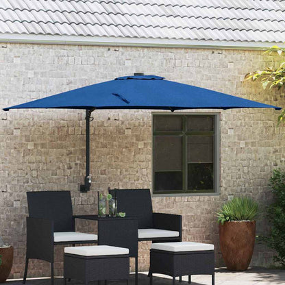 vidaXL Garden Parasol 248.5 x 247.5 x 160 cm Polyester and Steel