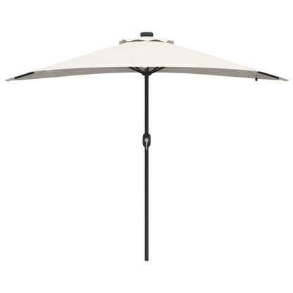 vidaXL Garden Parasol Sand 294 x 150 x 223 cm Polyester and Steel
