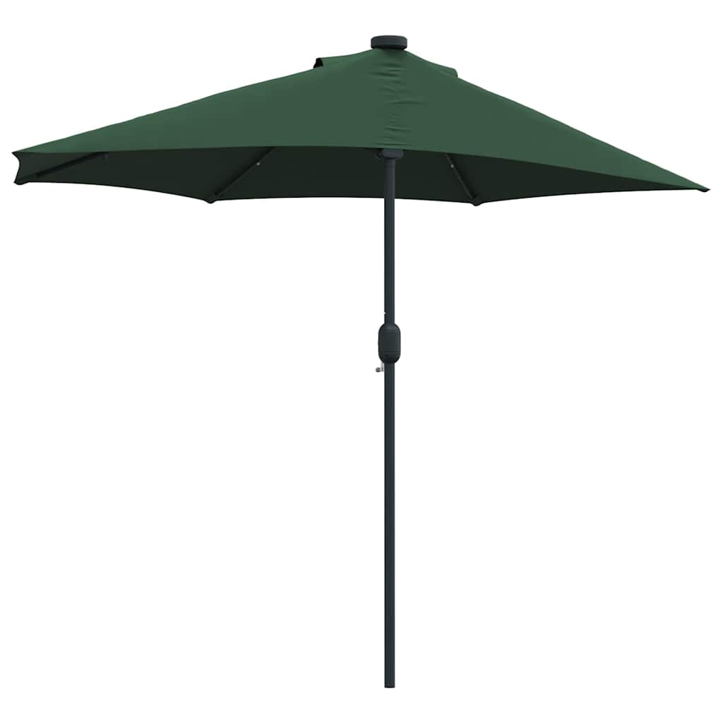 vidaXL Garden Parasol Green 294 x 150 x 223 cm Polyester and Steel