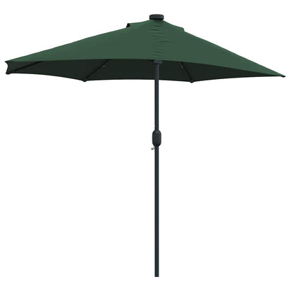 vidaXL Garden Parasol Green 294 x 150 x 223 cm Polyester and Steel