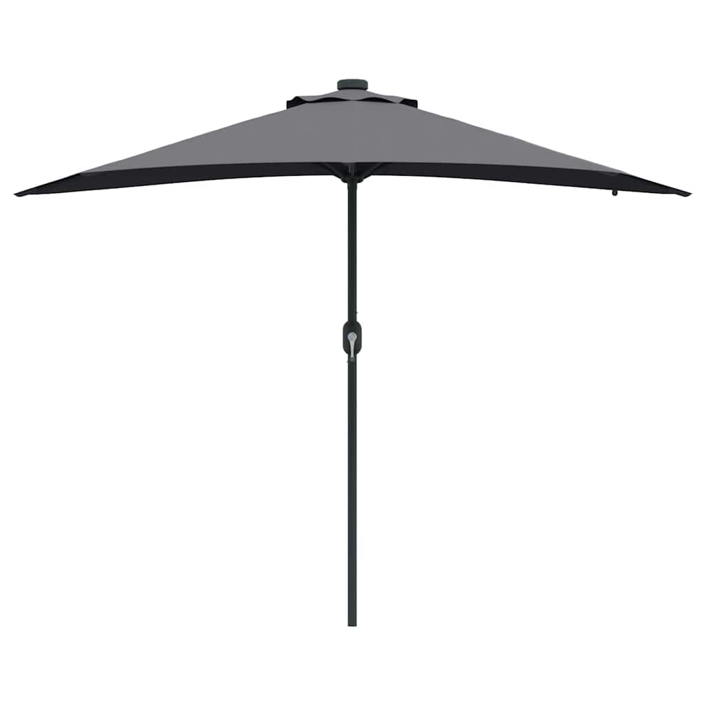 vidaXL Garden Parasol Anthracite 294 x 150 x 223 cm