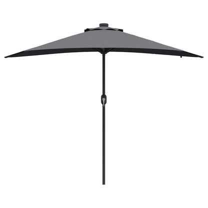 vidaXL Garden Parasol Anthracite 294 x 150 x 223 cm