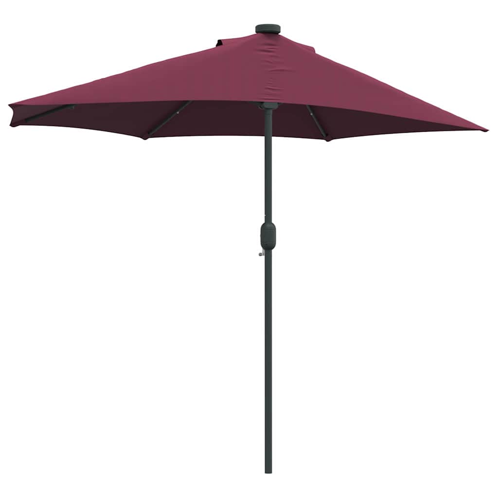 vidaXL Garden Parasol Bordeaux Red 294 x 150 x 223 cm
