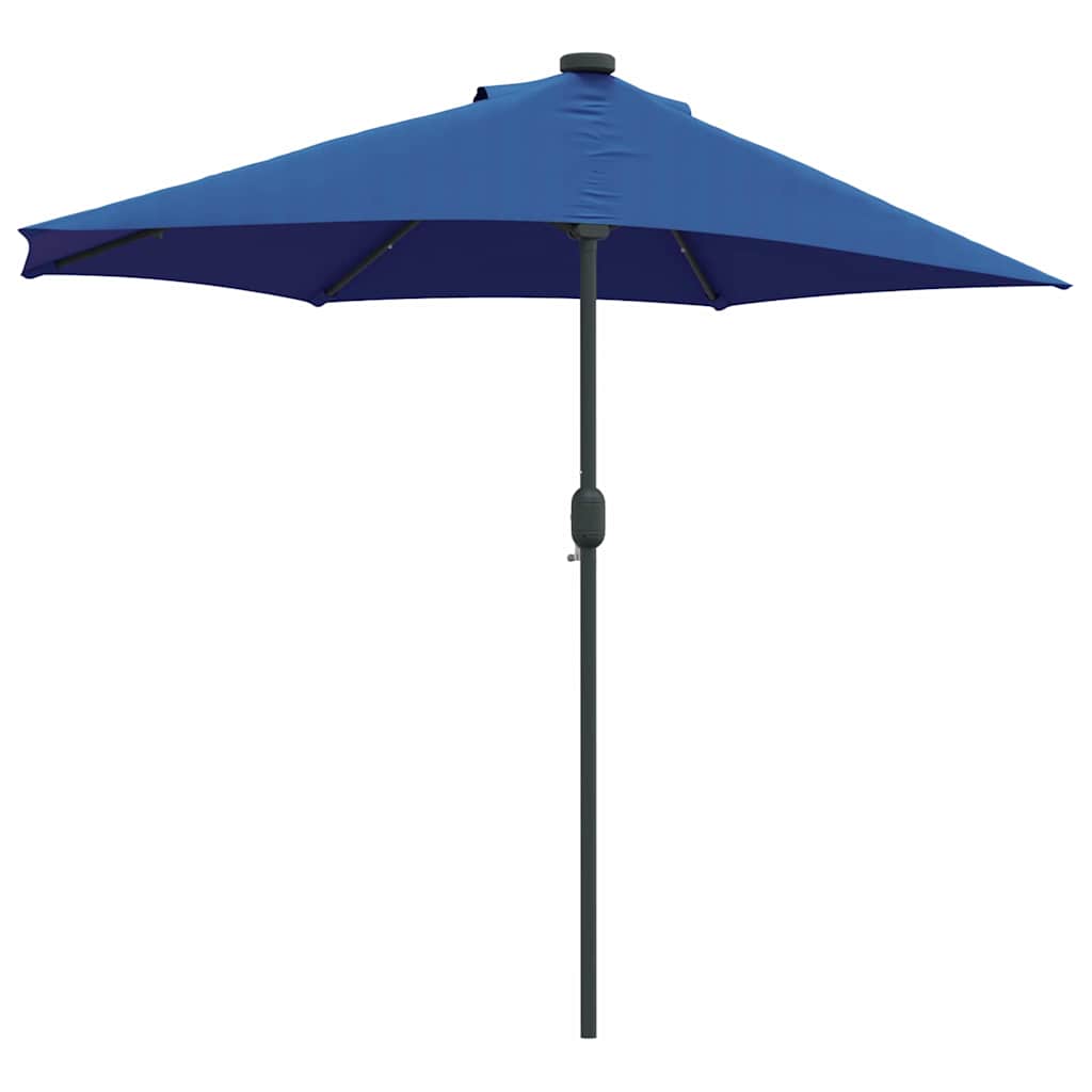 vidaXL Garden Parasol Azurblau 294 x 150 x 223 cm Polyester and Steel