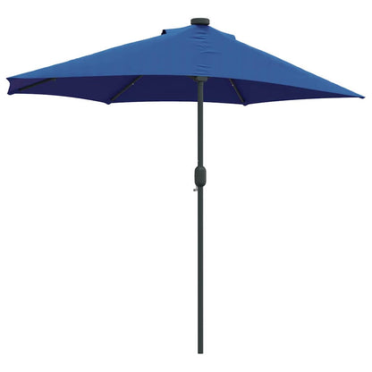 vidaXL Garden Parasol Azurblau 294 x 150 x 223 cm Polyester and Steel