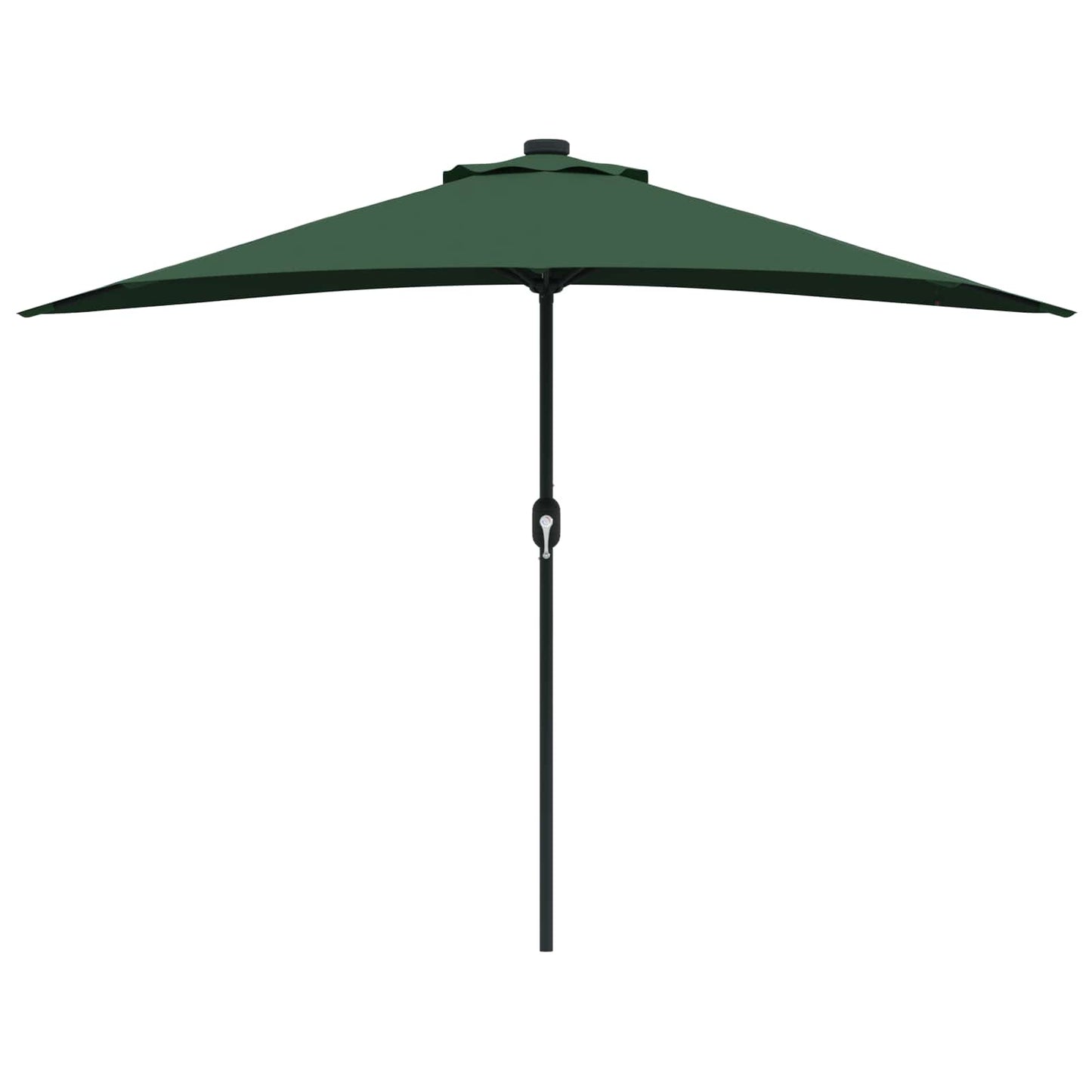 vidaXL Garden Parasol Green 294 x 150 x 224 cm Polyester and Steel