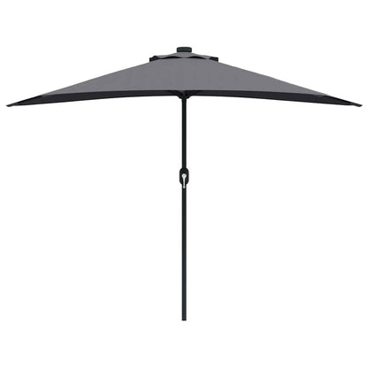 vidaXL Garden Parasol Anthracite 294 x 150 x 224 cm