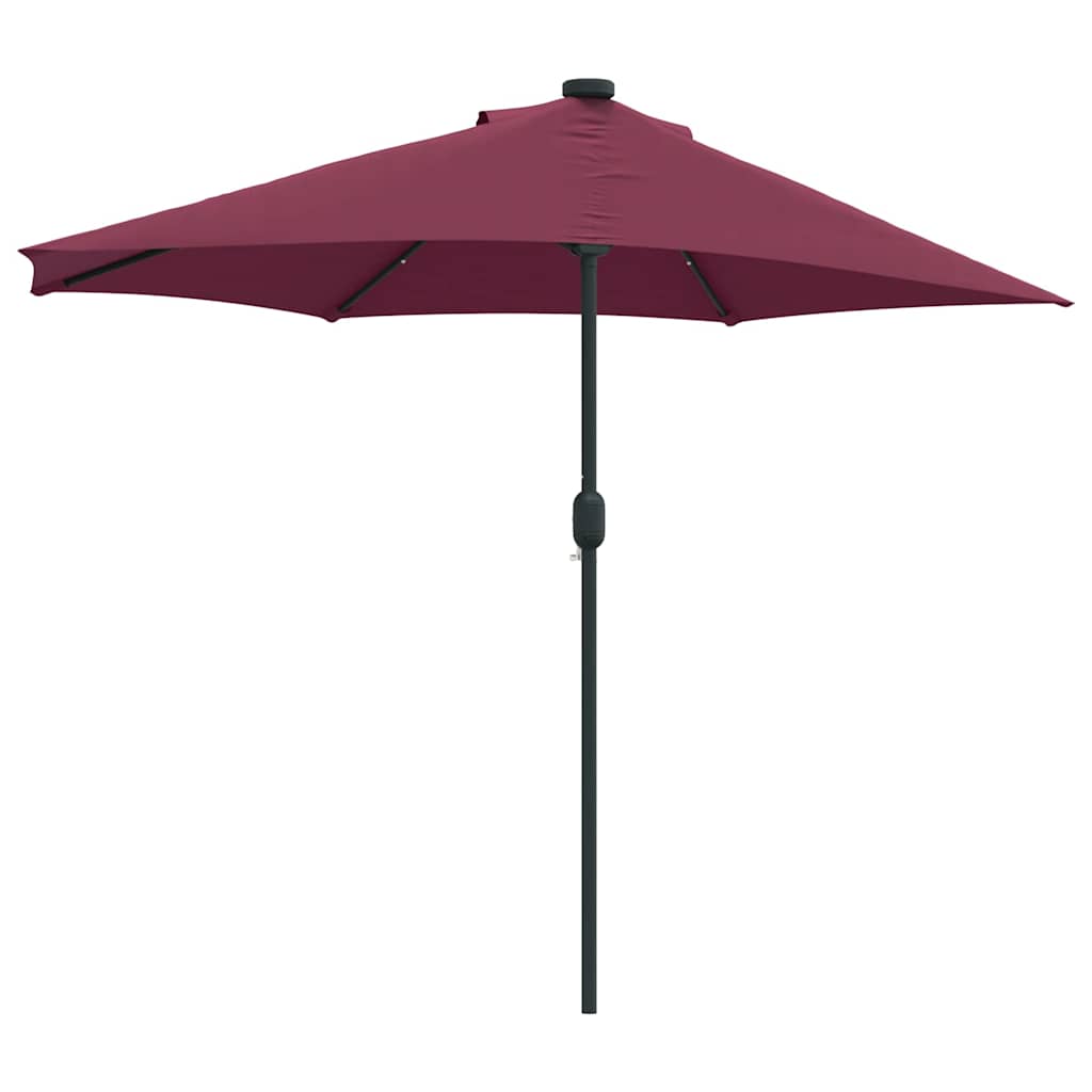 vidaXL Garden Parasol Bordeaux Red 294 x 150 x 224 cm