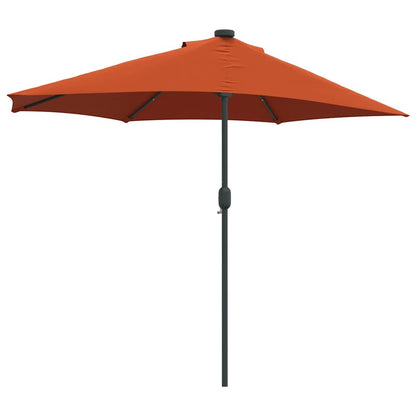 vidaXL Garden Parasol Terracotta 294 x 150 x 224 cm