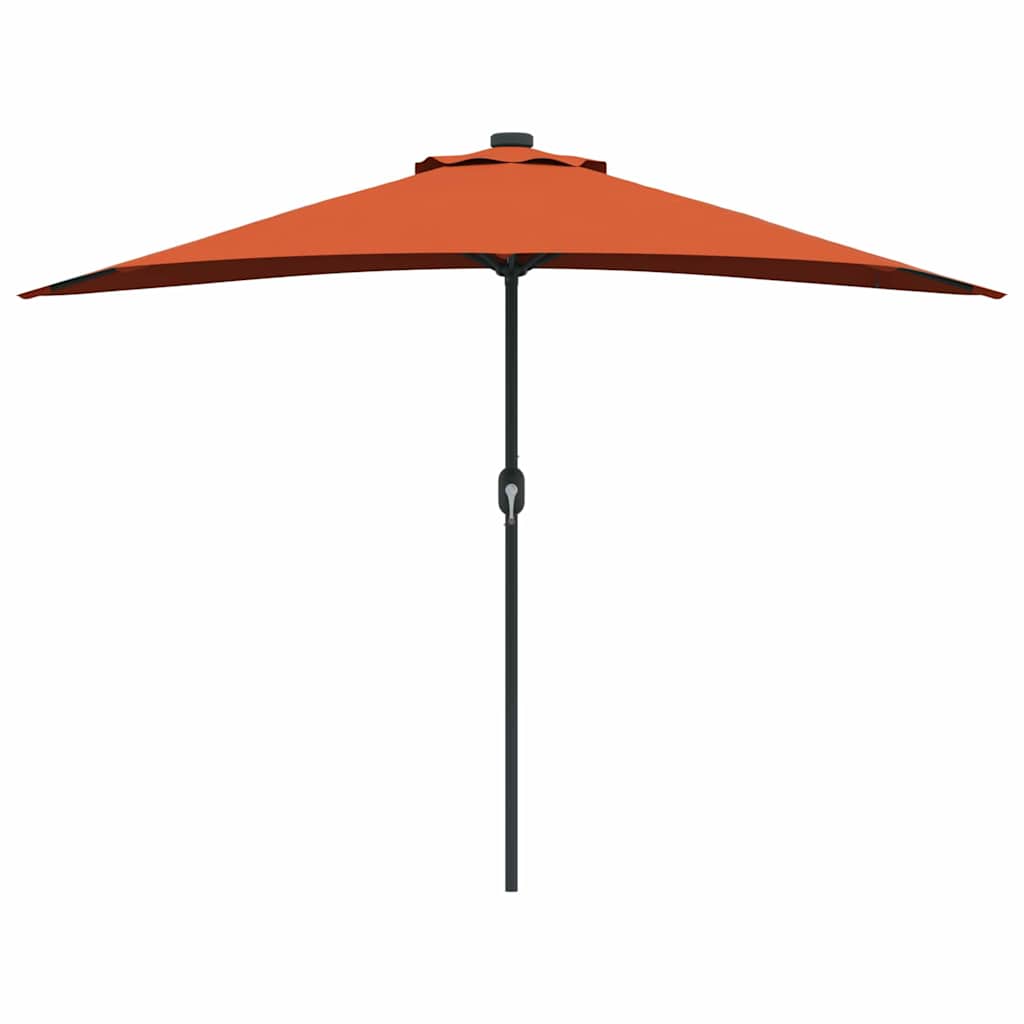 vidaXL Garden Parasol Terracotta 294 x 150 x 224 cm