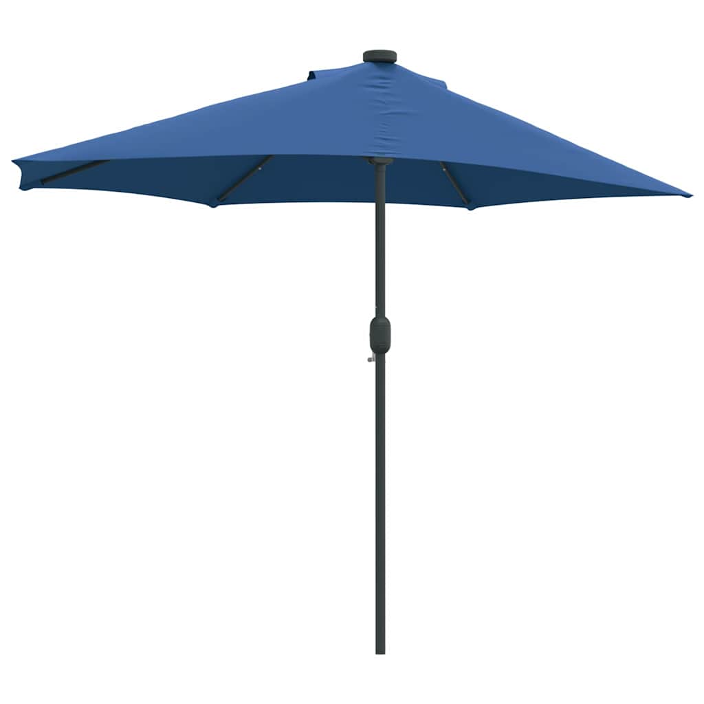 vidaXL Garden Parasol Azurblau 294 x 150 x 224 cm Polyester and Steel