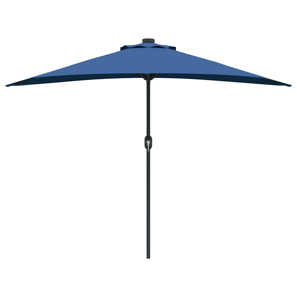 vidaXL Garden Parasol Azurblau 294 x 150 x 224 cm Polyester and Steel