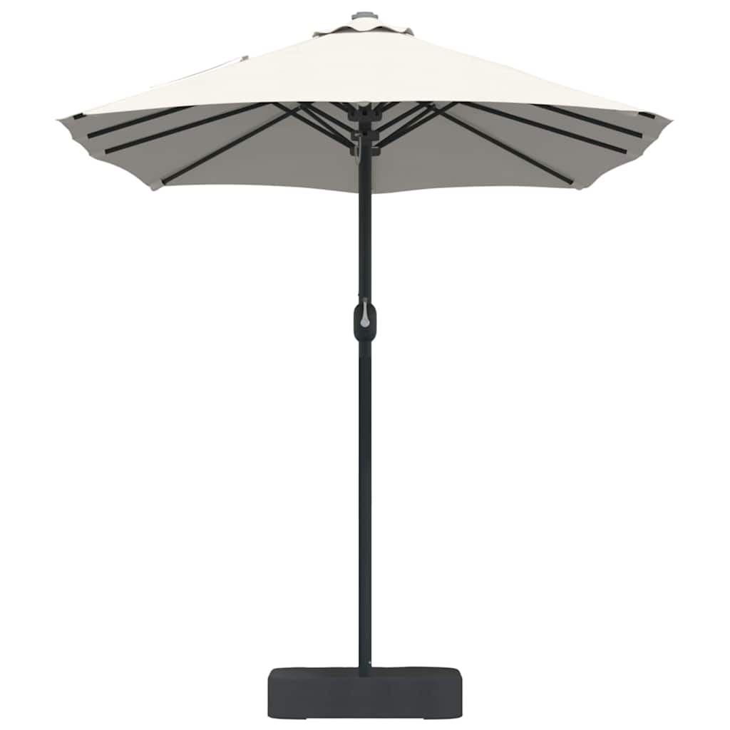 vidaXL Garden Parasol Sand 385 x 209 x 244 cm Polyester and Steel