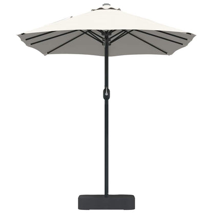 vidaXL Garden Parasol Sand 385 x 209 x 244 cm Polyester and Steel