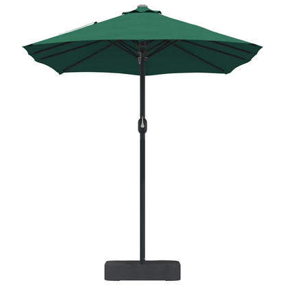 vidaXL Garden Parasol Green 385 x 209 x 244 cm Polyester and Steel