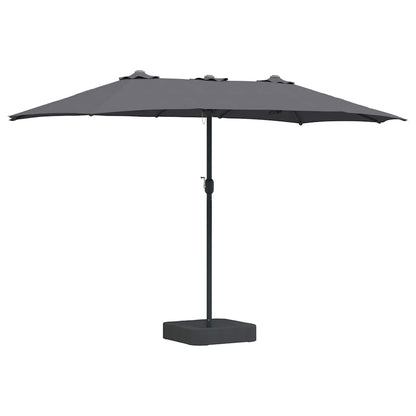 vidaXL Garden Parasol Anthracite 385 x 209 x 244 cm