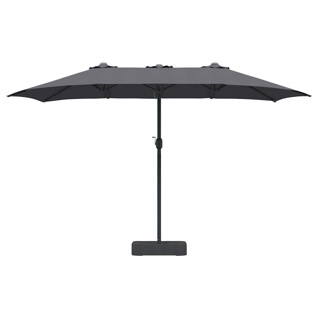 vidaXL Garden Parasol Anthracite 385 x 209 x 244 cm
