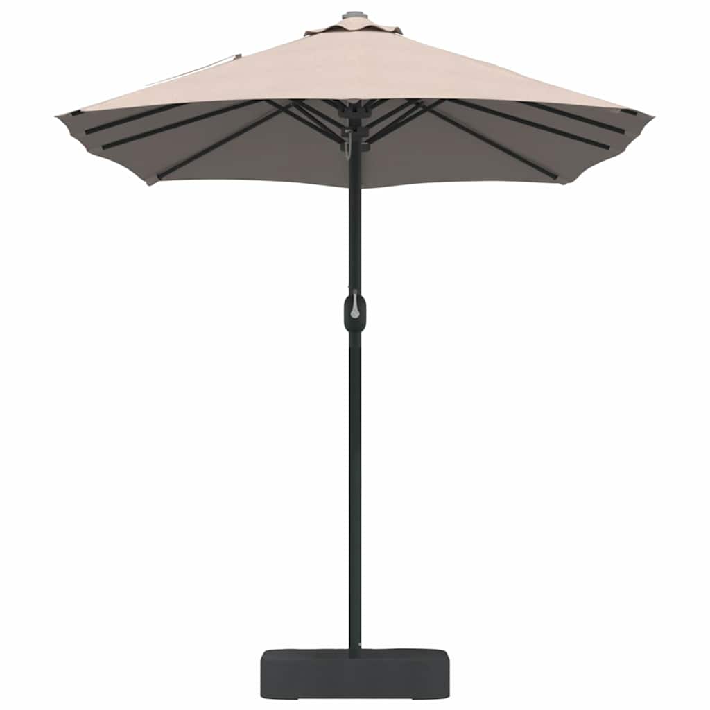 vidaXL Garden Parasol Taupe 385 x 209 x 244 cm Polyester and Steel