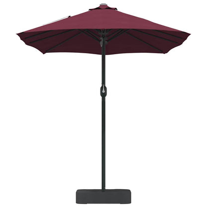 vidaXL Garden Parasol Bordeaux Red 385 x 209 x 244 cm