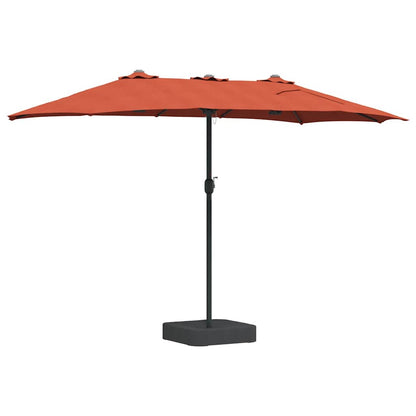 vidaXL Garden Parasol Terracotta 385 x 209 x 244 cm