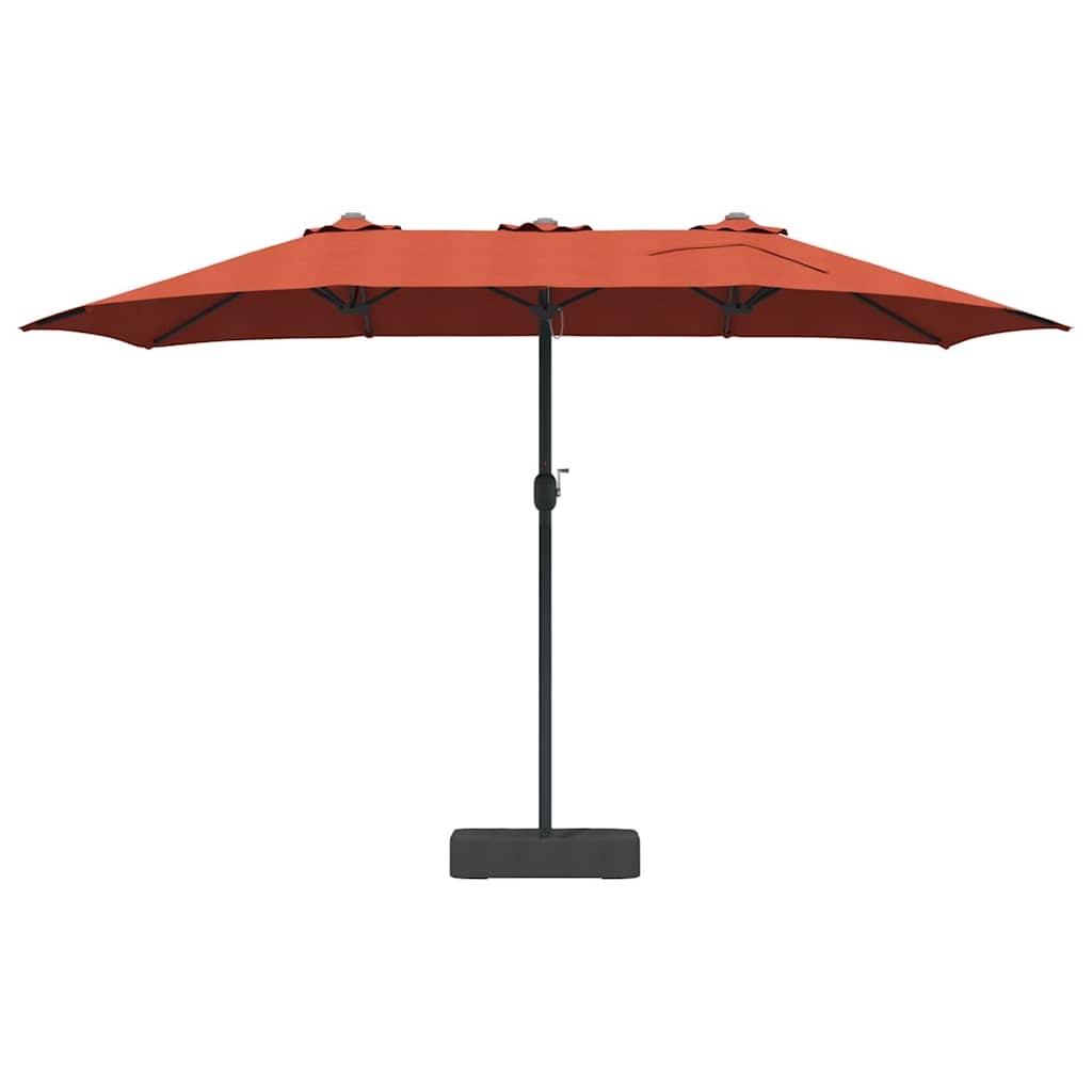 vidaXL Garden Parasol Terracotta 385 x 209 x 244 cm