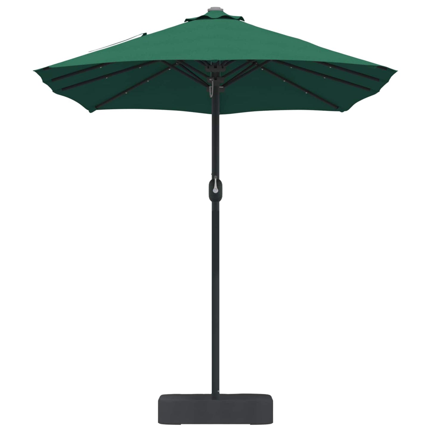 vidaXL Garden Parasol Green 385 x 209 x 244 cm Polyester