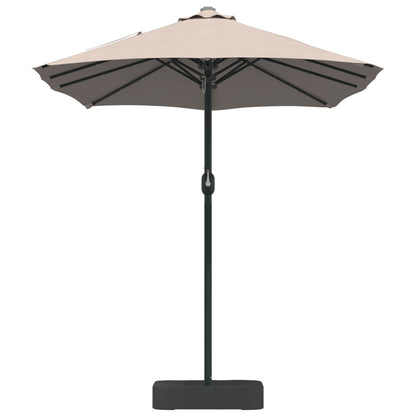 vidaXL Garden Parasol Taupe 385 x 209 x 244 cm Polyester