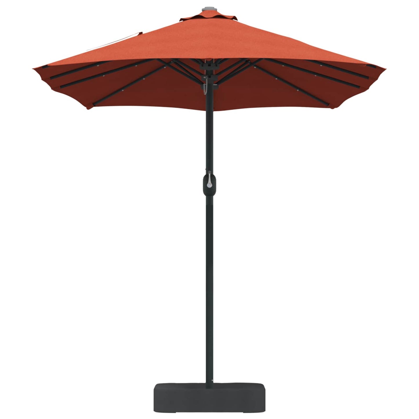 vidaXL Garden Parasol Terracotta 385 x 209 x 244 cm Polyester