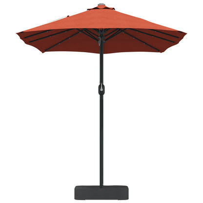 vidaXL Garden Parasol Terracotta 385 x 209 x 244 cm Polyester