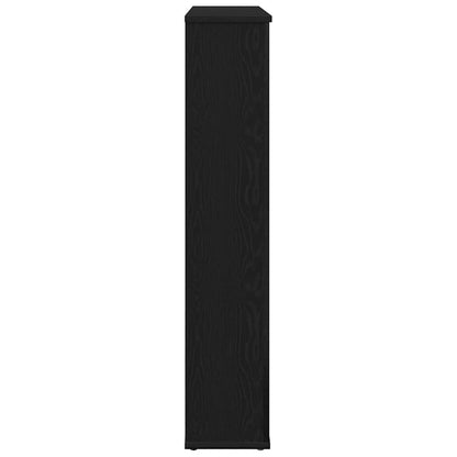 vidaXL Fireplace Surround Black Oak 100x20x100 cm Engineered Wood