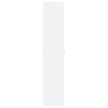 vidaXL Shoe Cabinet 80 x 35.5 x 180 cm Engineered Wood White