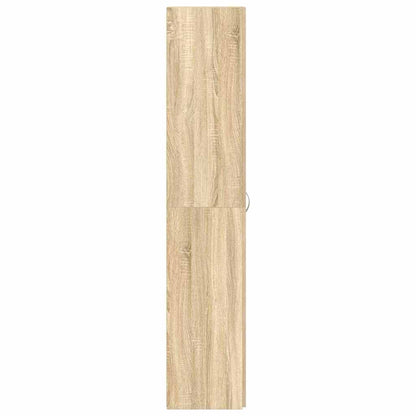 vidaXL Shoe Cabinet 80 x 35.5 x 180 cm Engineered Wood Brown