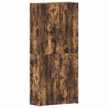 vidaXL Shoe Cabinet 80 x 35.5 x 180 cm Engineered Wood Multicolour