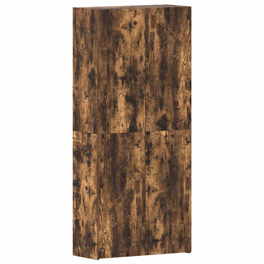vidaXL Shoe Cabinet 80 x 35.5 x 180 cm Engineered Wood Multicolour