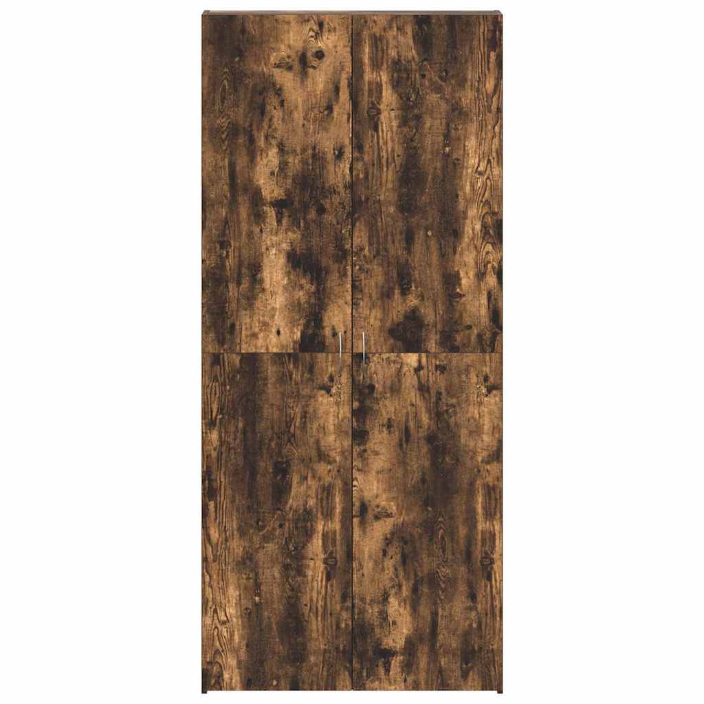 vidaXL Shoe Cabinet 80 x 35.5 x 180 cm Engineered Wood Multicolour