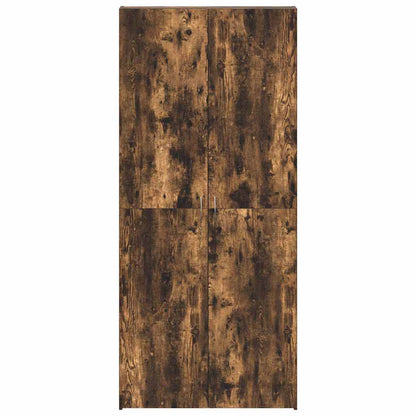 vidaXL Shoe Cabinet 80 x 35.5 x 180 cm Engineered Wood Multicolour