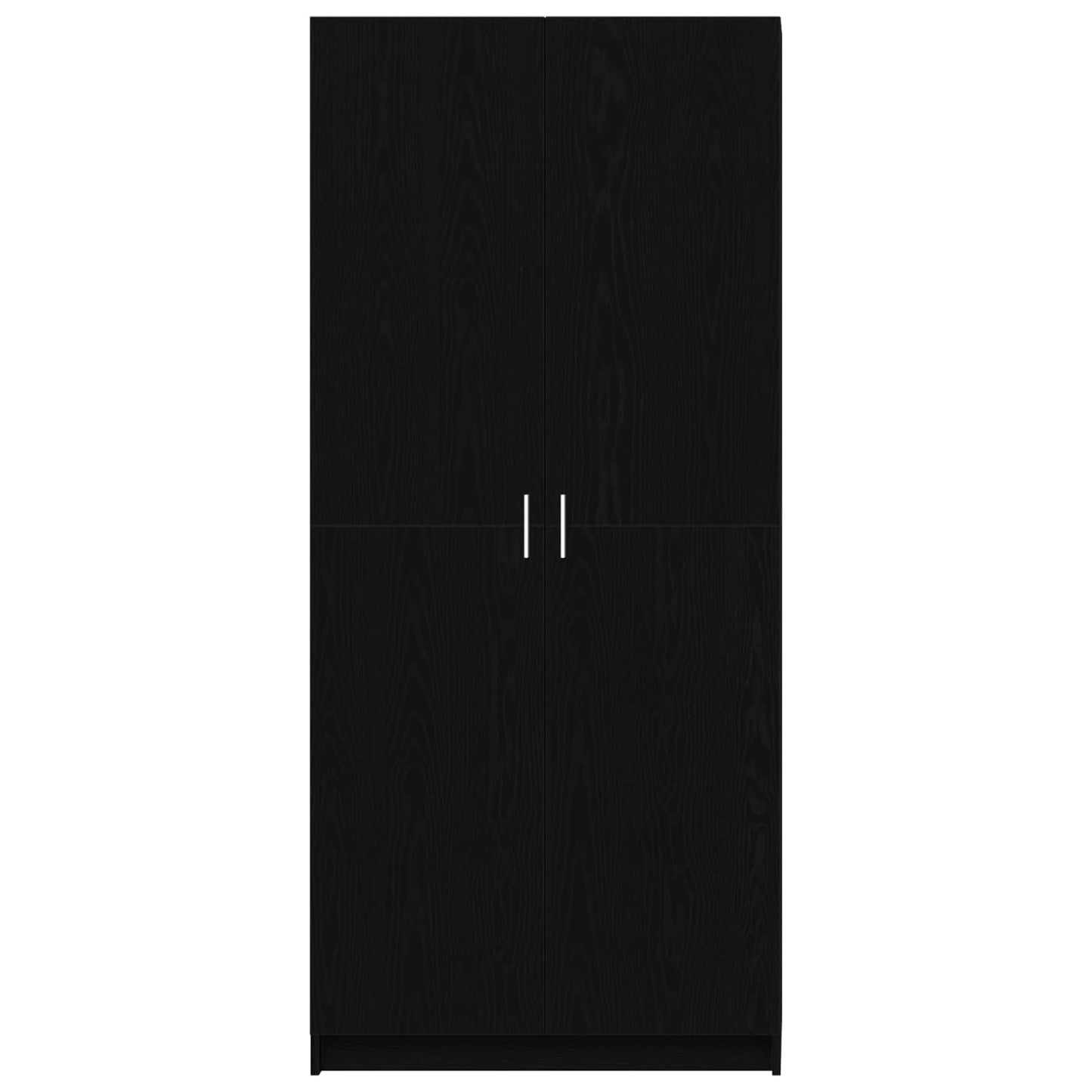 vidaXL Wardrobe Black Oak 80 x 50.5 x 180 cm Engineered Wood