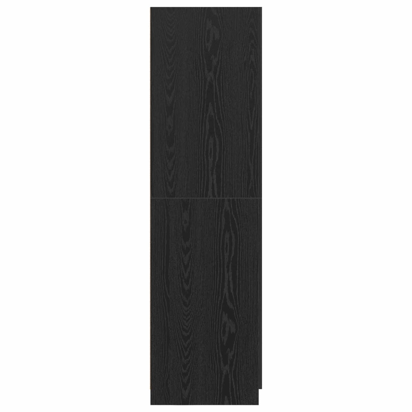 vidaXL Wardrobe Black Oak 80 x 50.5 x 180 cm Engineered Wood