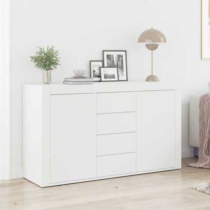 vidaXL Sideboard with Drawer White 120 x 36 x 69 cm Engineered Wood