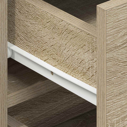 vidaXL Sideboard Sonoma Oak 120 x 36 x 69 cm Engineered Wood