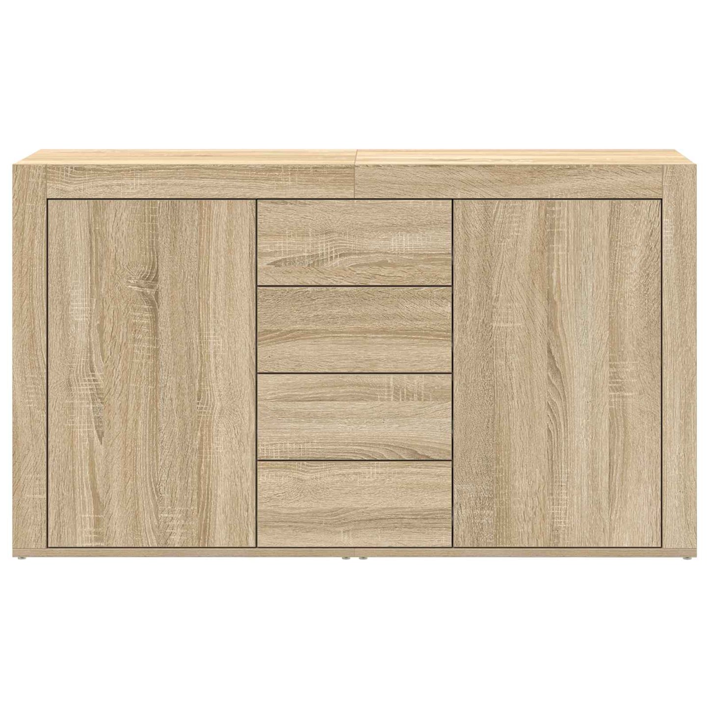 vidaXL Sideboard Sonoma Oak 120 x 36 x 69 cm Engineered Wood