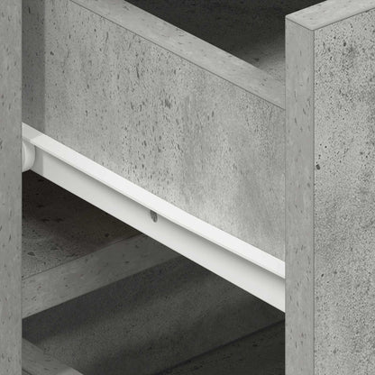 vidaXL Sideboard Concrete Grey 120 x 36 x 69 cm Engineered Wood