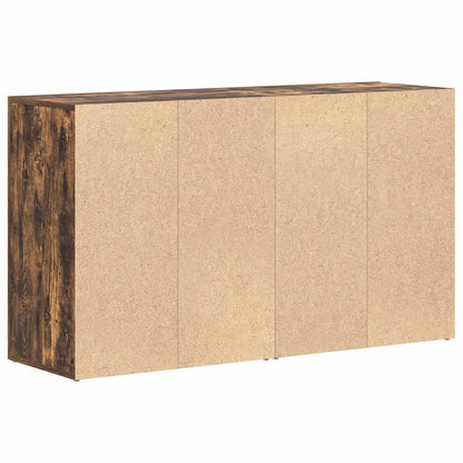 vidaXL Sideboard Smoked Oak 120 x 36 x 69 cm Engineered Wood