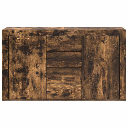 vidaXL Sideboard Smoked Oak 120 x 36 x 69 cm Engineered Wood