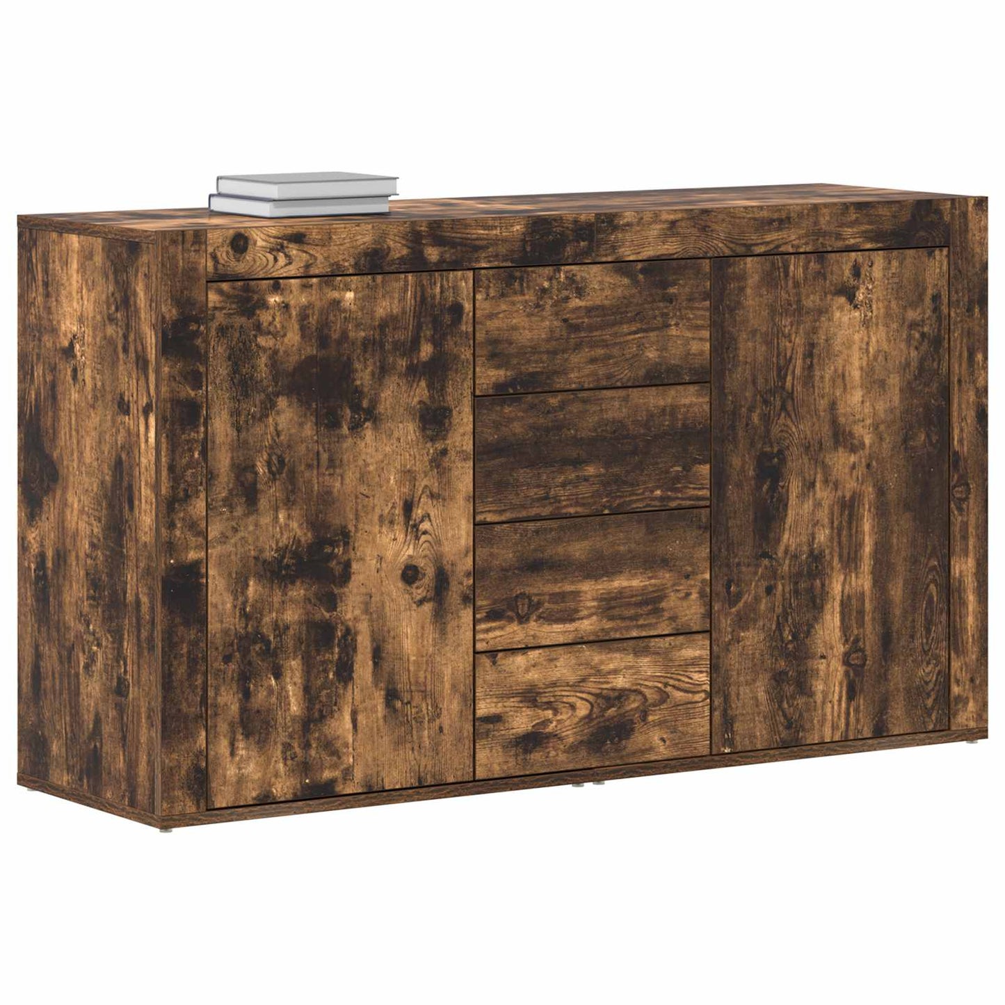 vidaXL Sideboard Smoked Oak 120 x 36 x 69 cm Engineered Wood