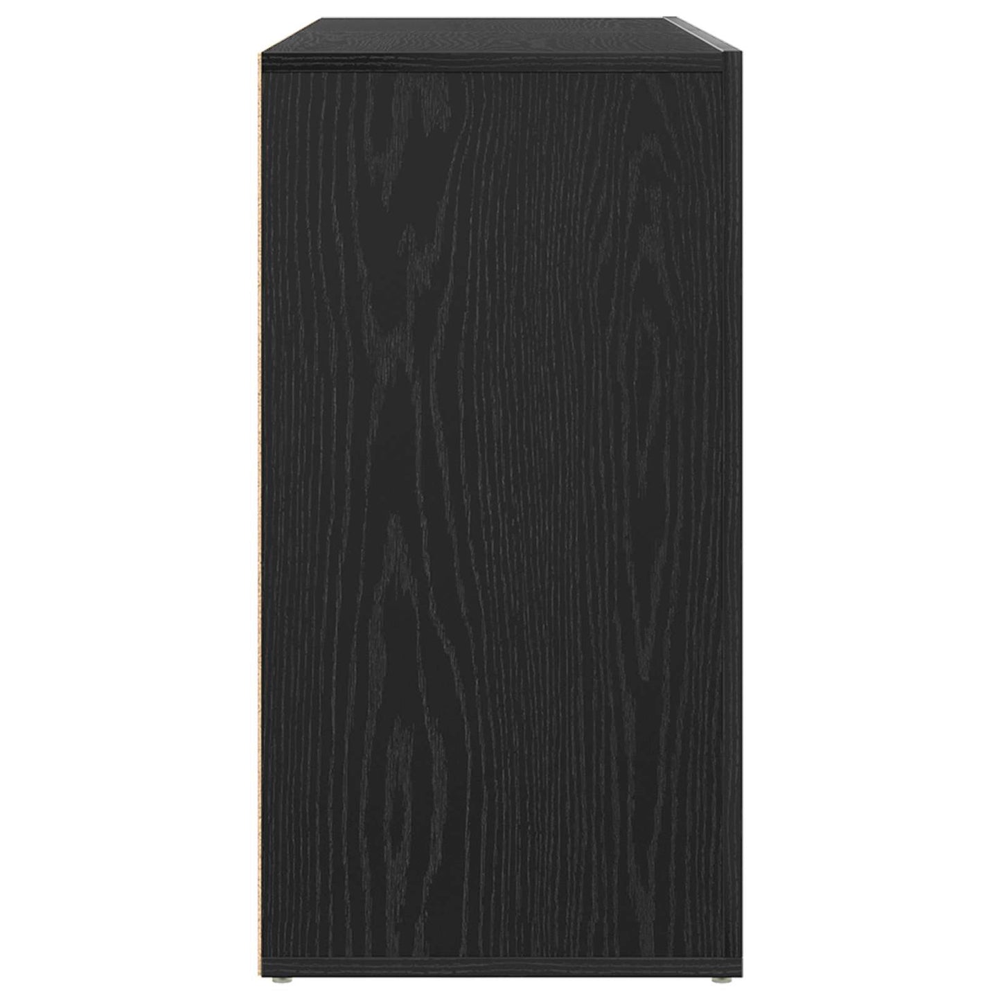 vidaXL Sideboard Black Oak 120 x 36 x 69 cm Engineered Wood