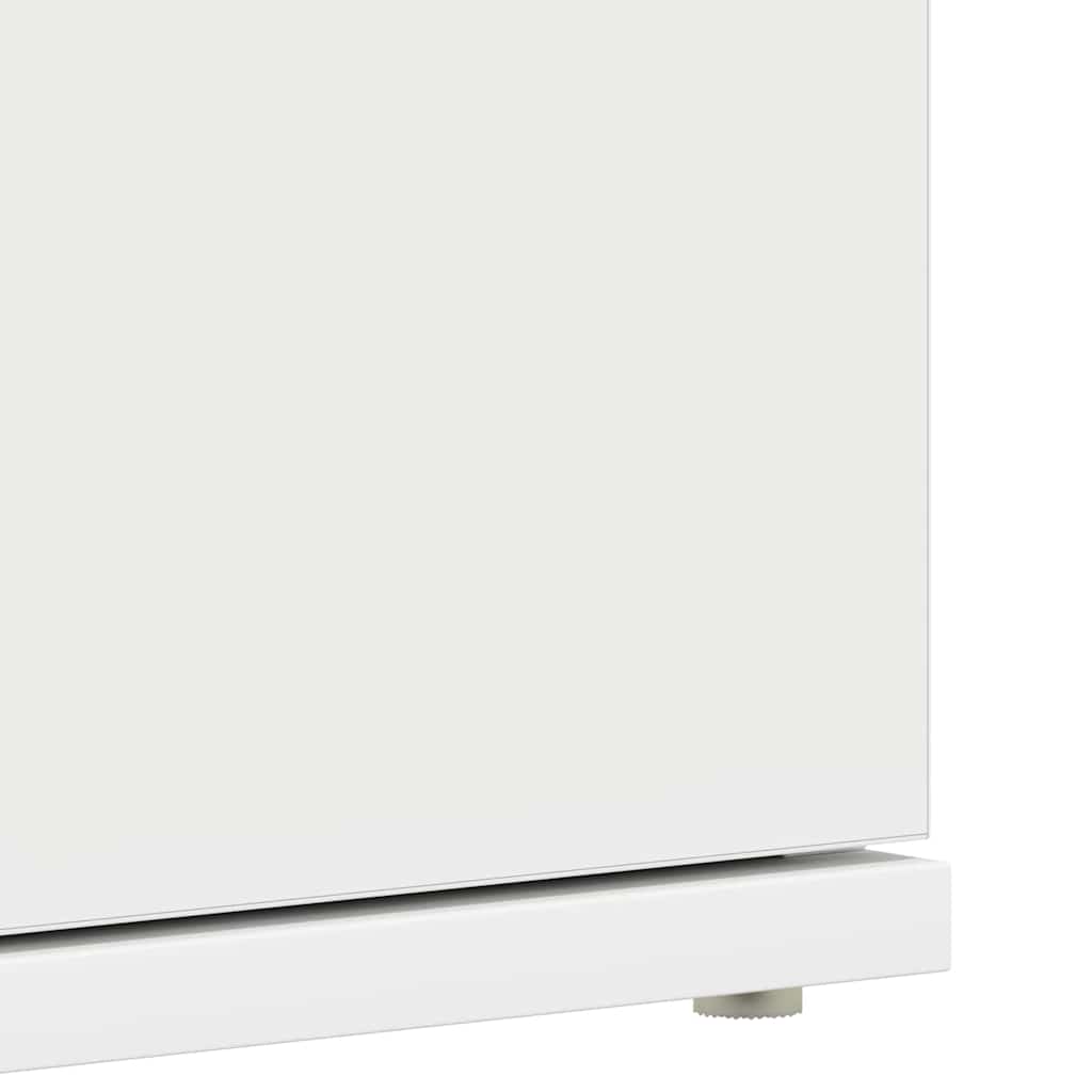 vidaXL Shoe Cabinet 80 x 39 x 178 cm Engineered Wood White