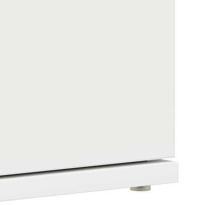 vidaXL Shoe Cabinet 80 x 39 x 178 cm Engineered Wood White