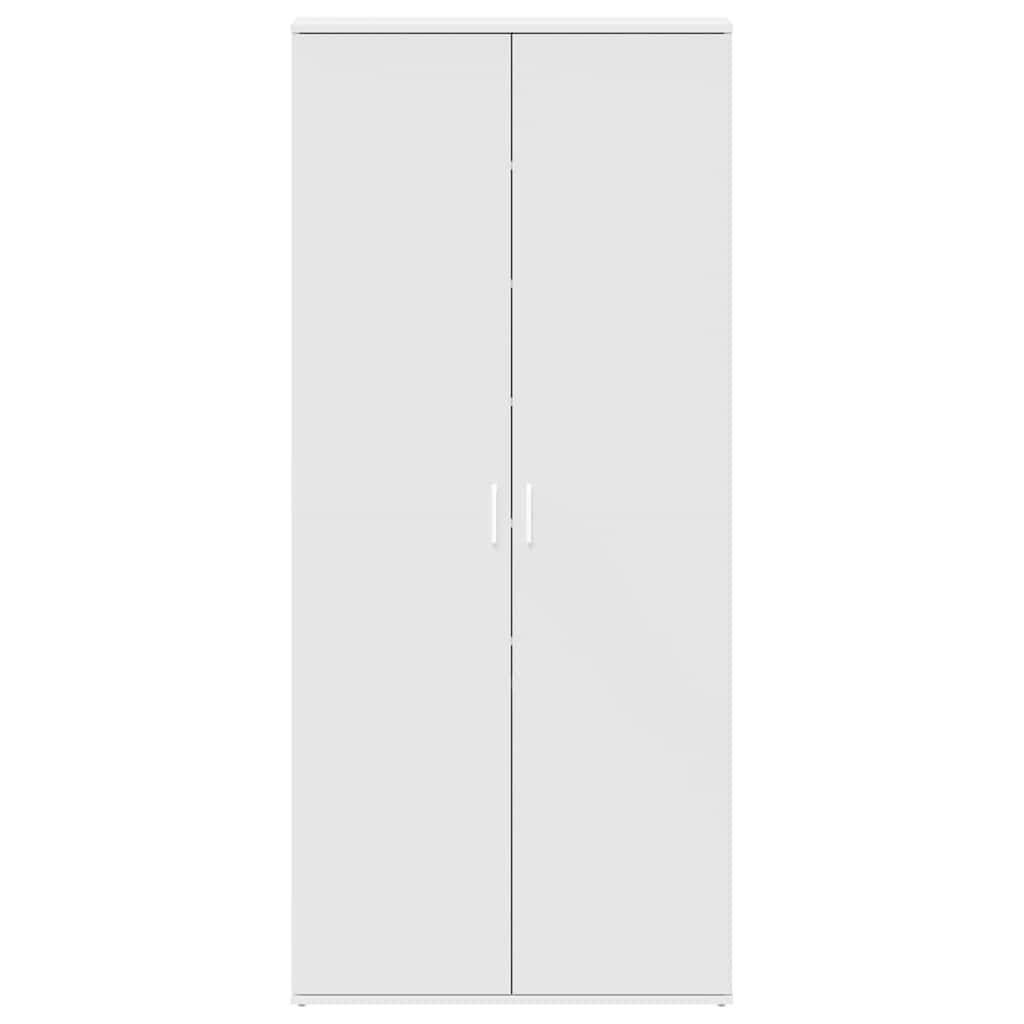 vidaXL Shoe Cabinet with Shelf White 80 x 39 x 178 cm Engineered Wood