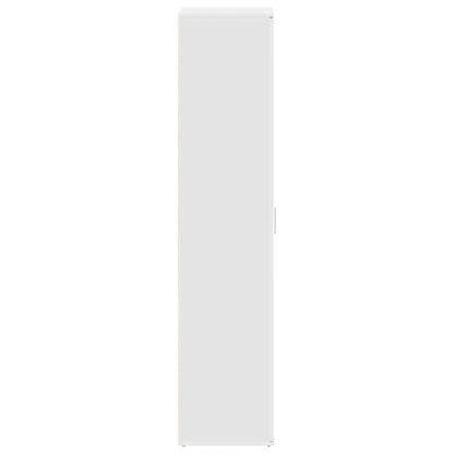 vidaXL Shoe Cabinet with Shelf White 80 x 39 x 178 cm Engineered Wood
